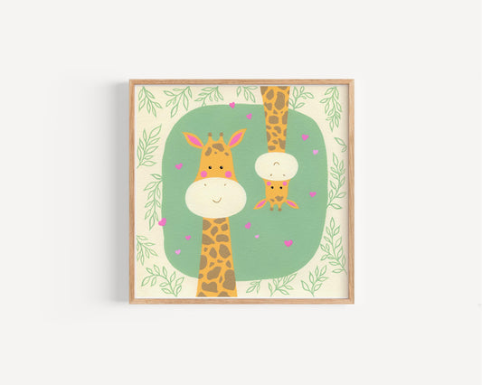Cute Giraffe Print